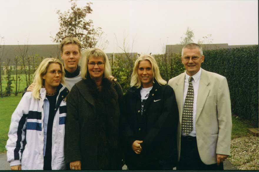 Geert Büttcher med familie