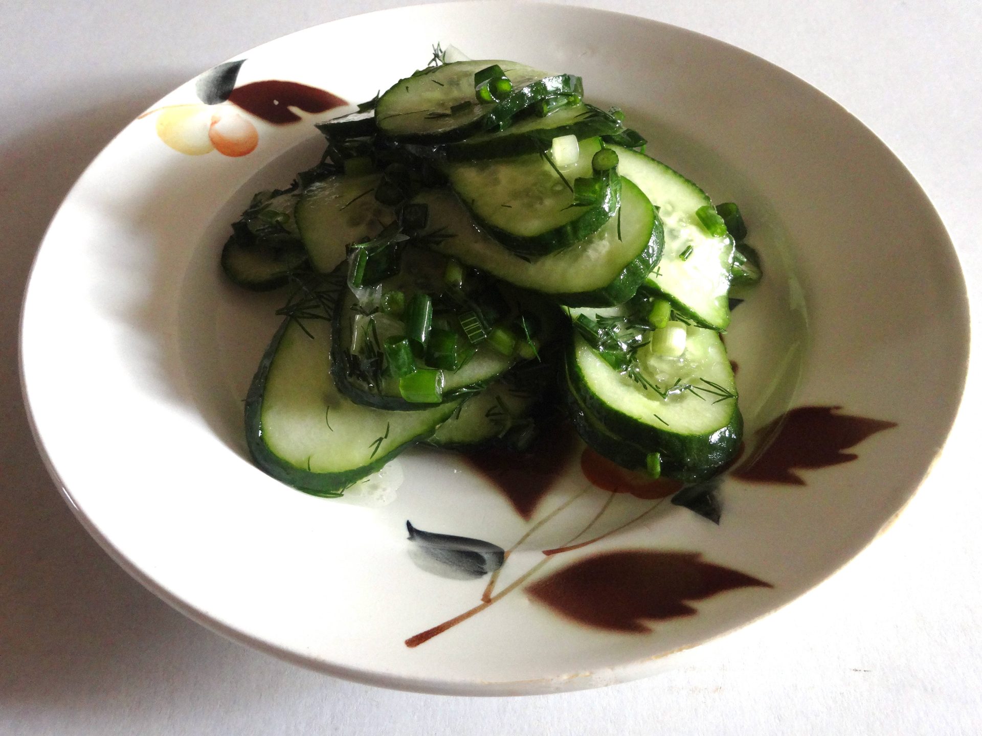 Agurkesalat, Gammeldags