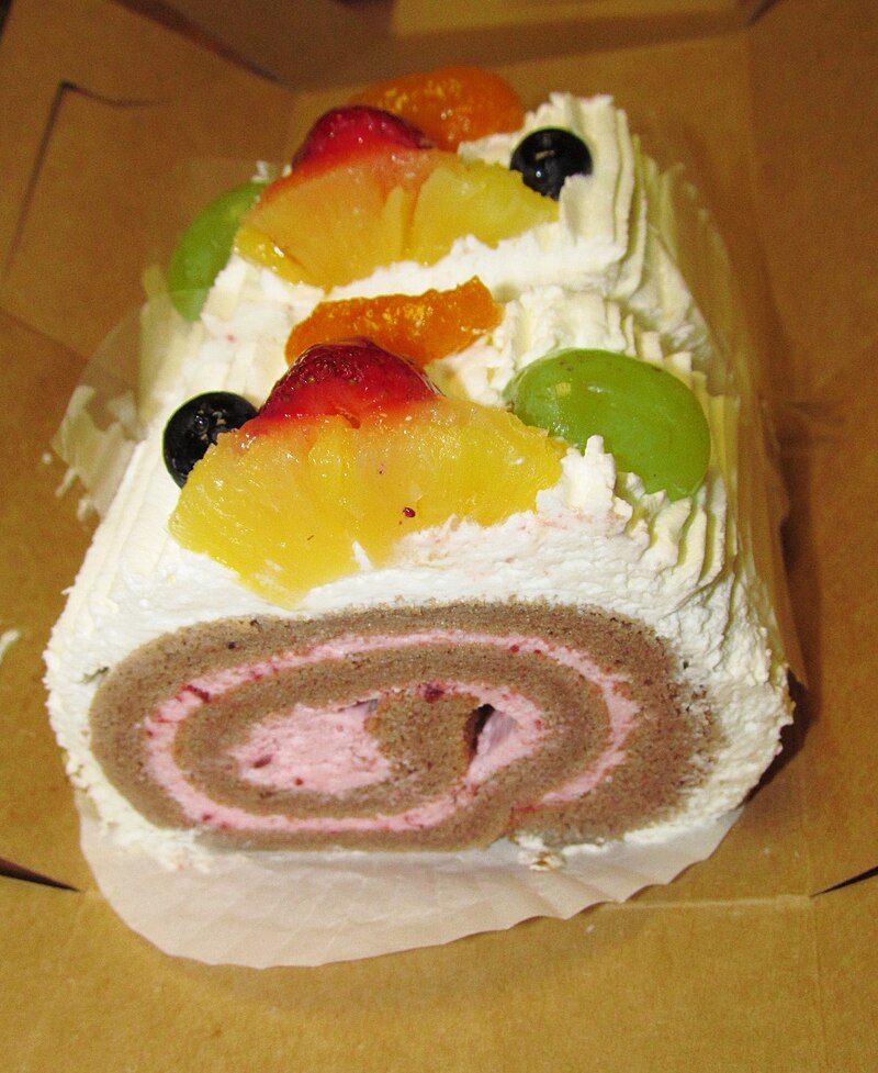 FRAGILITÉ-ROULADE med jordbær