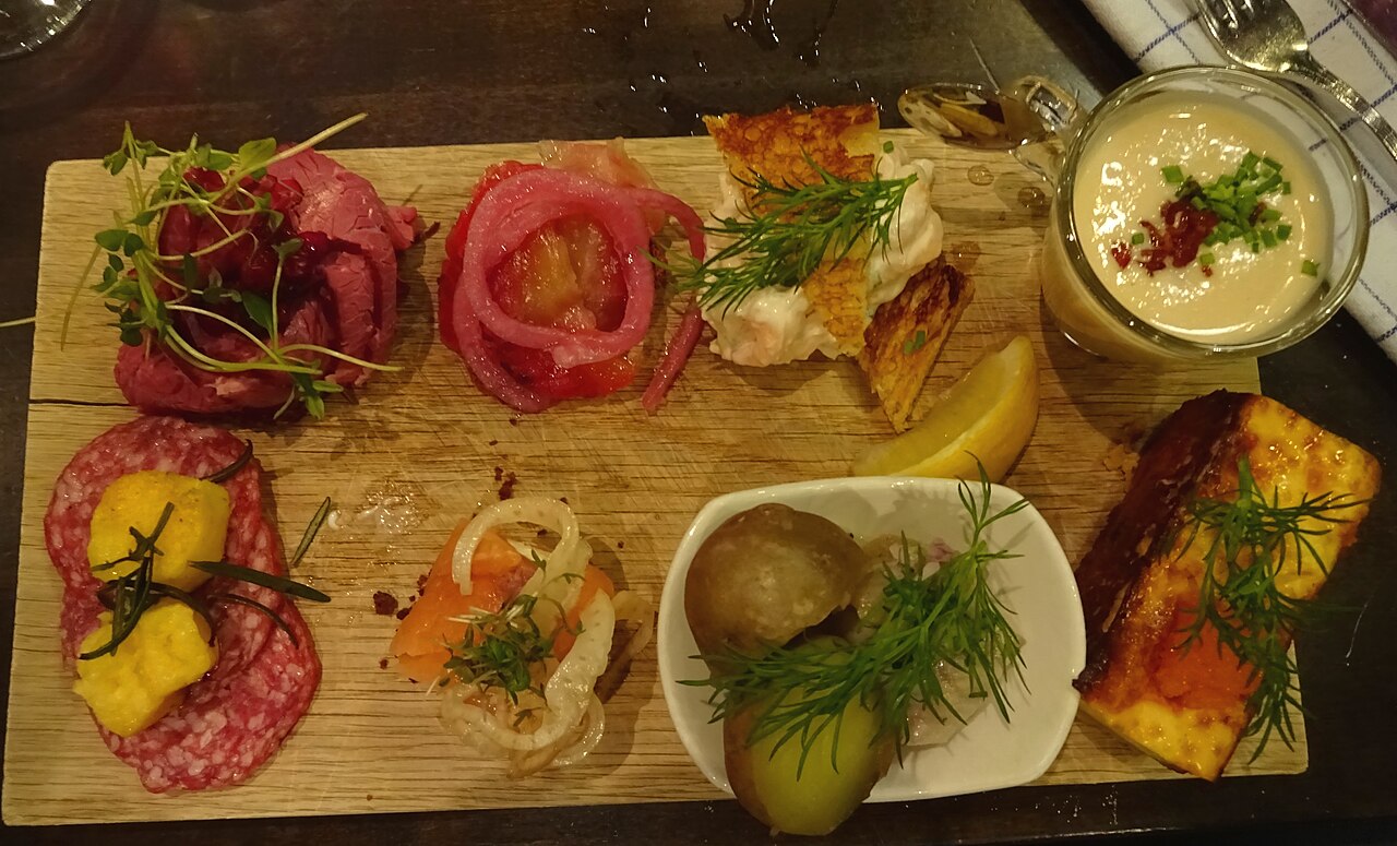 Happer med rejer og ørredrogn