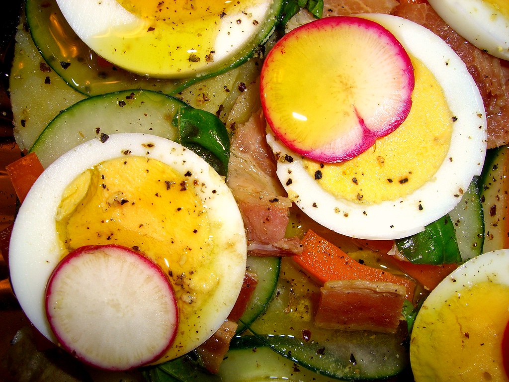 Kartoffelsalat, Varm