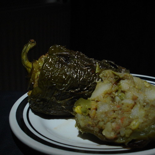 KARTOFLER, Bagte med rejefyld