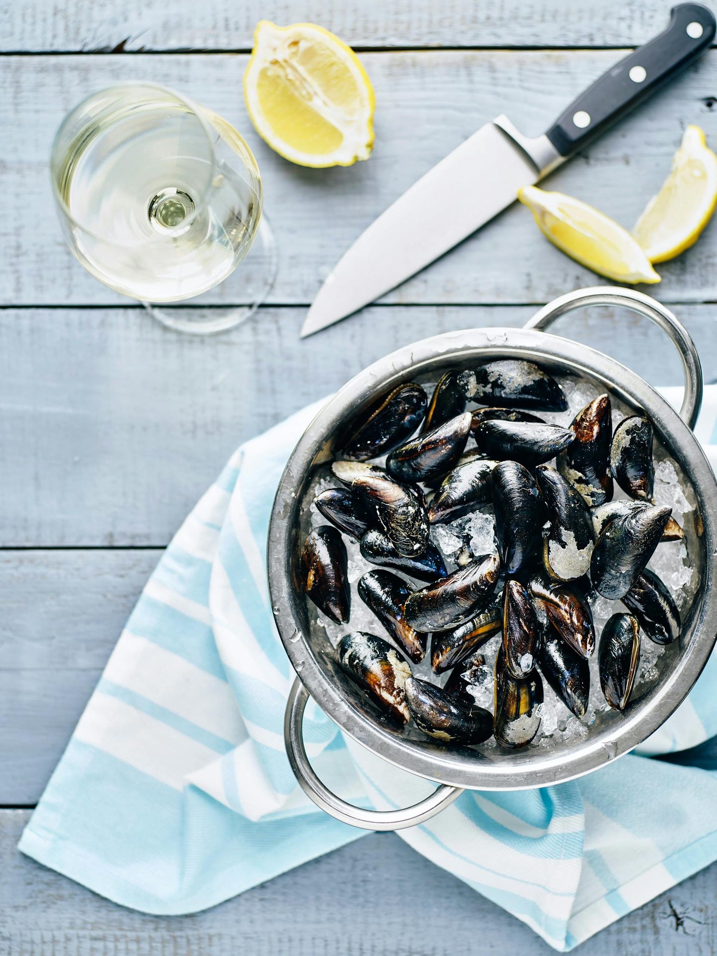 MUSLINGER, hvidvinsdampede