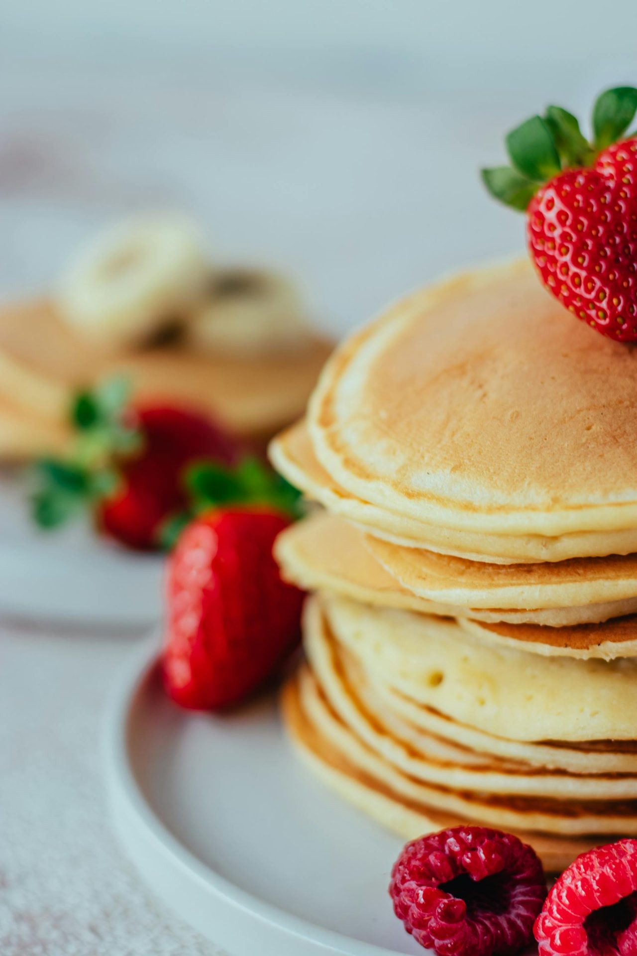 Pandekager med svampestuvning