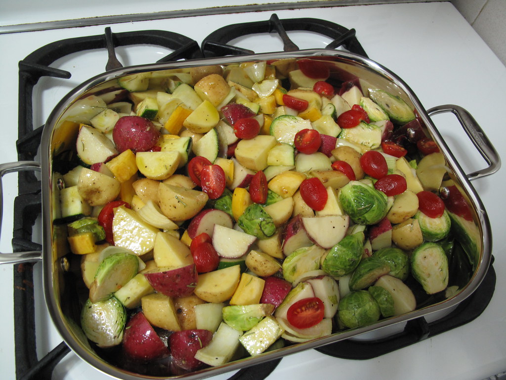 Sommergrønt, Ovnstegt