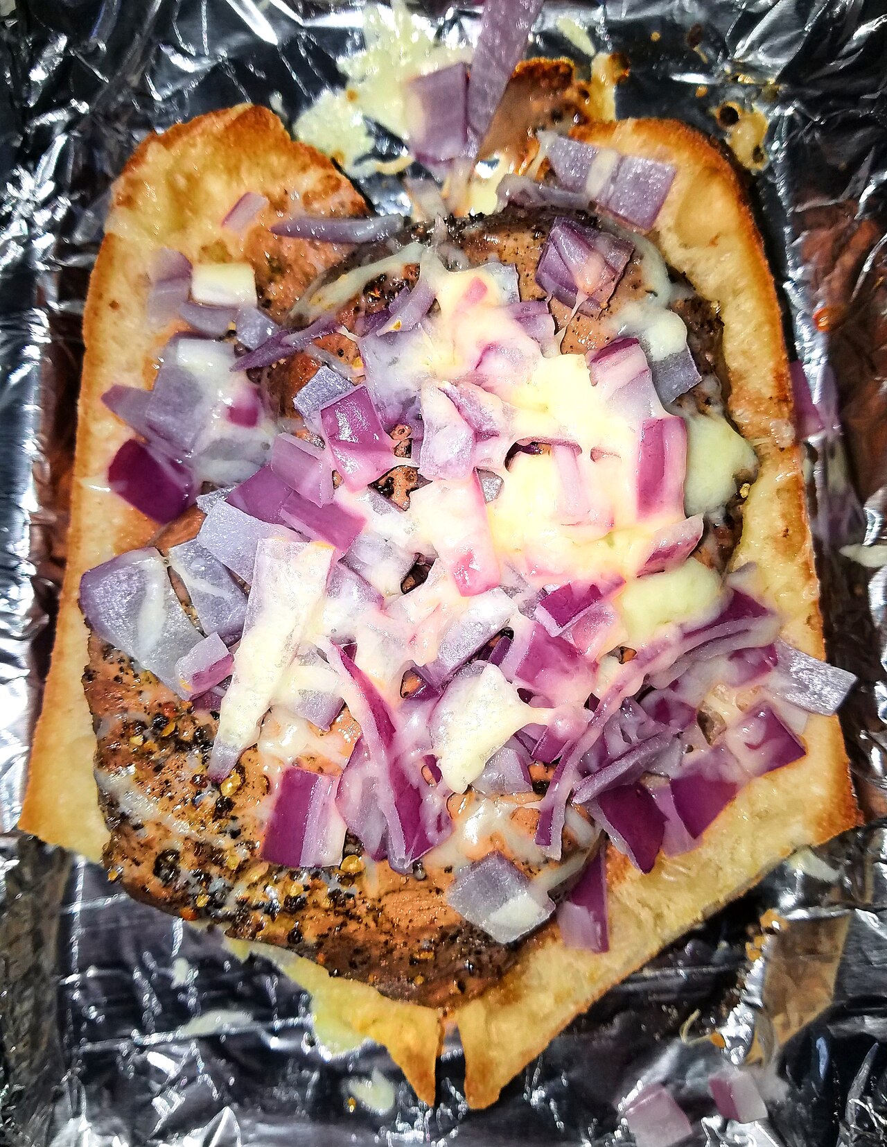 Steaksandwich med løgkaramel