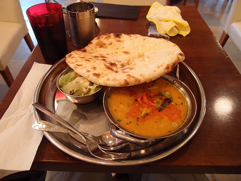Dhal, Indisk med raita
