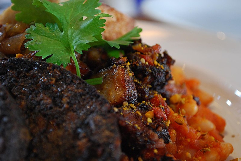 Gris, friteret rillette