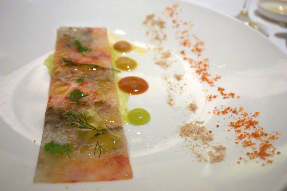 Karrysuppe, med jomfruhummer