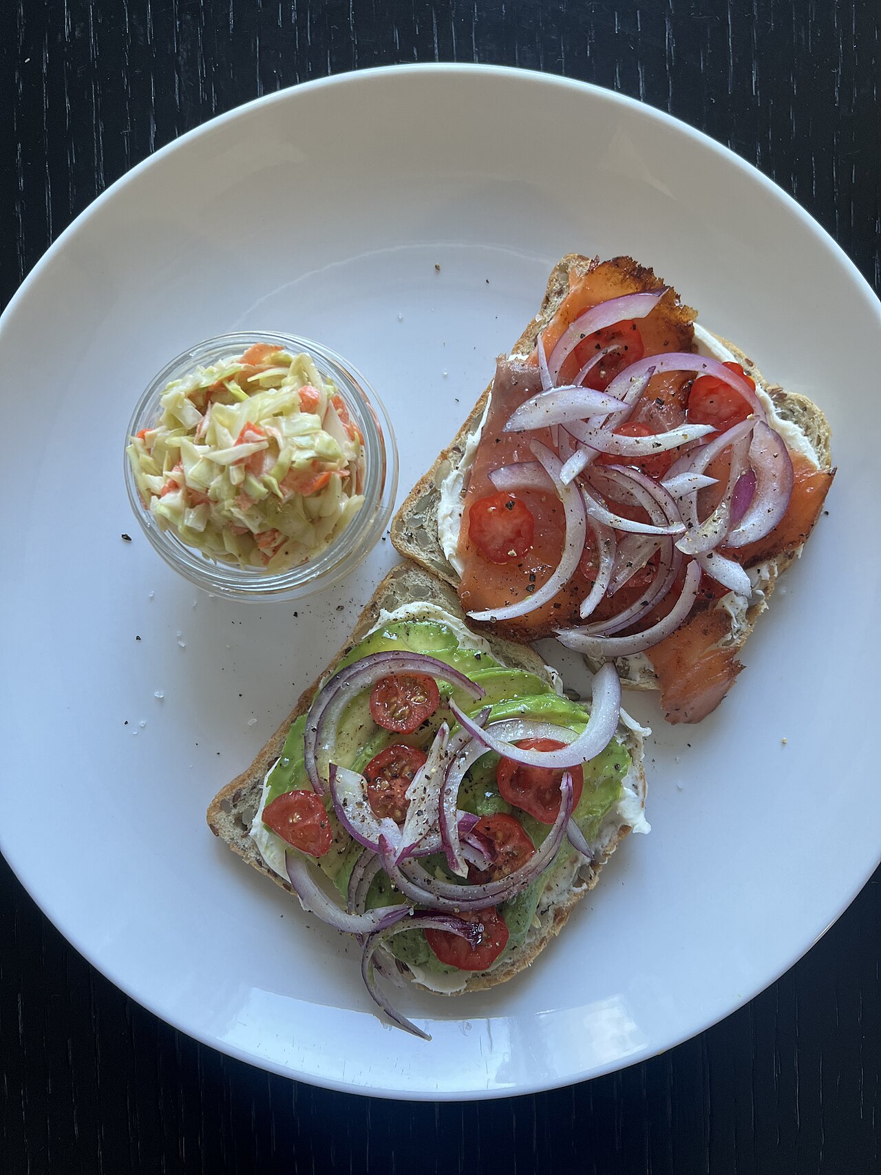Laks royale med avocado