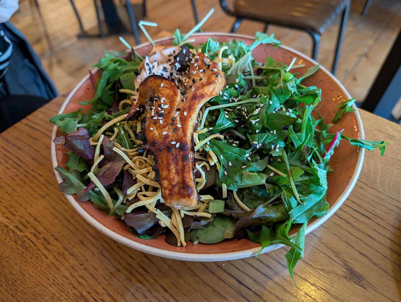 Laksestykker, Teriyaki
