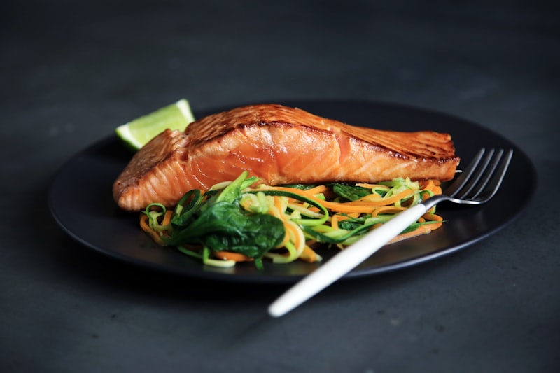 Ørredmousse med wakame tang