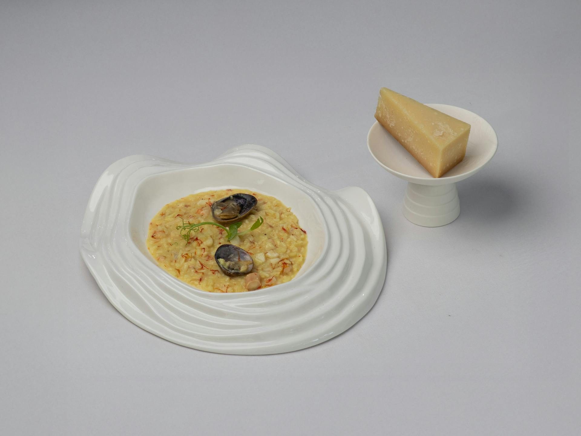 Risotto, Krabbe med asparges