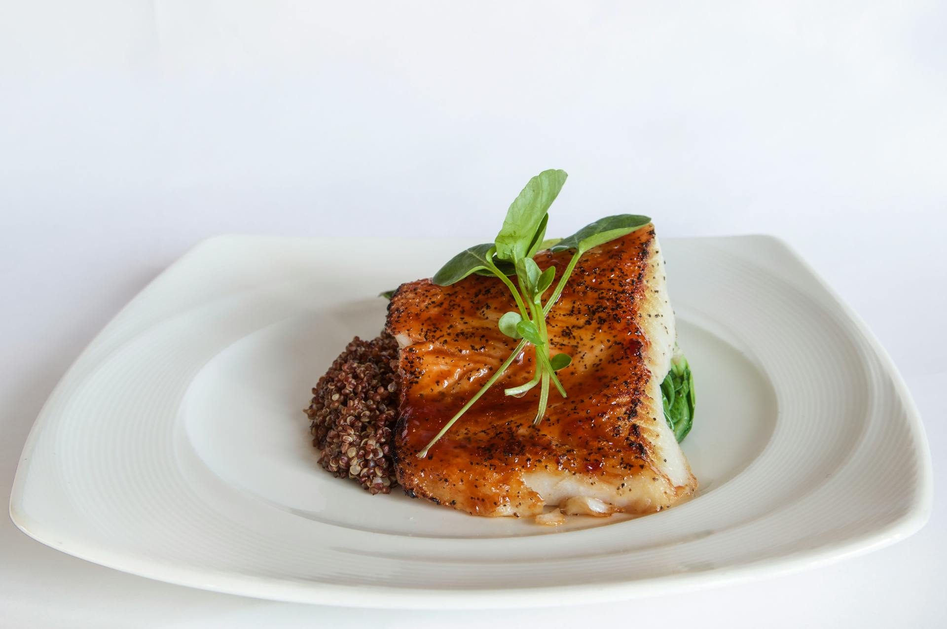 Rødfisk, stegt med sellerimos