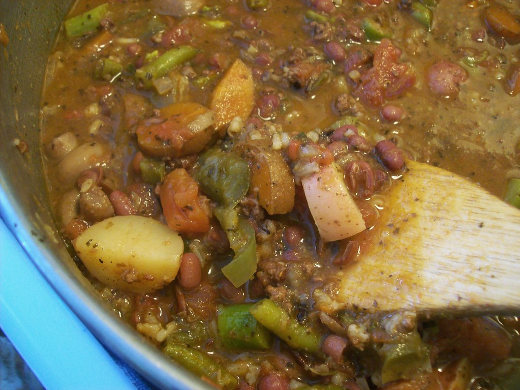Suppe med masser af svampe